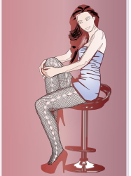 セクシーミニスカ網タイツデー